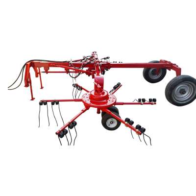 CE approved double side tractor pto driven wide hay rake for sale