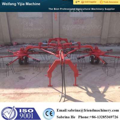 Top quality spring tine wide rake for tractor