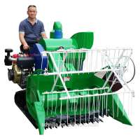 Factory directly sale low price mini combine harvester